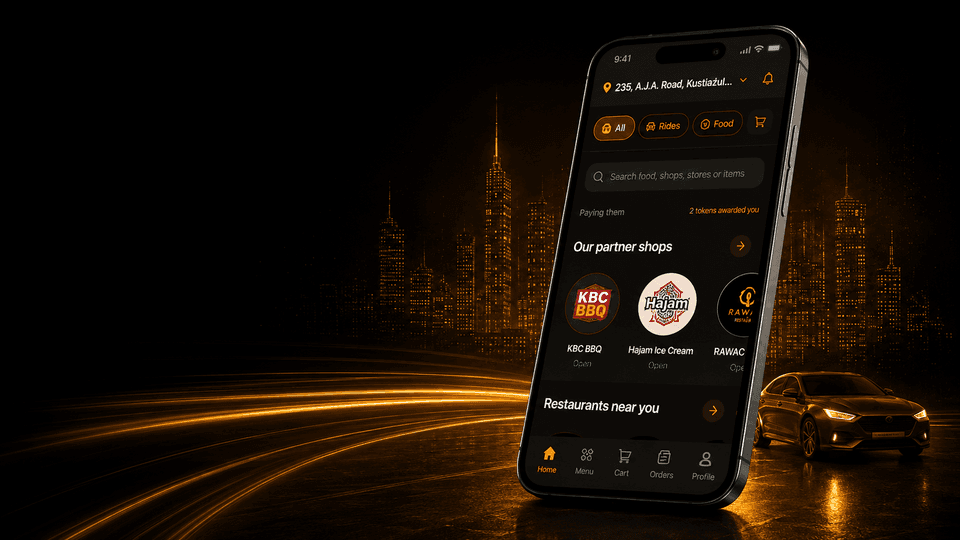MR.UP app preview on a phone
